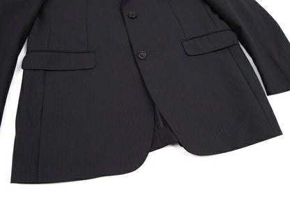 BURBERRY BLACK LABEL Wool Stripe Blazer Navy Size 42L