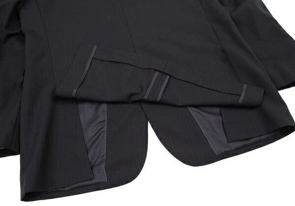 BURBERRY BLACK LABEL Wool Stripe Blazer Navy Size 42L