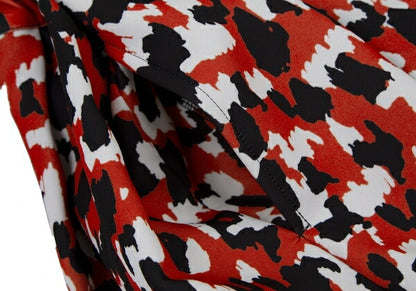 COMME des GARCONS 22AW Speckled Print Skirt Red Size XS