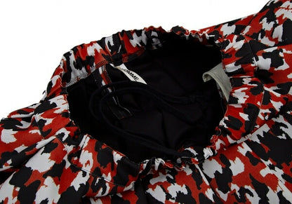 COMME des GARCONS 22AW Speckled Print Skirt Red Size XS
