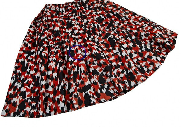 COMME des GARCONS 22AW Speckled Print Skirt Red Size XS