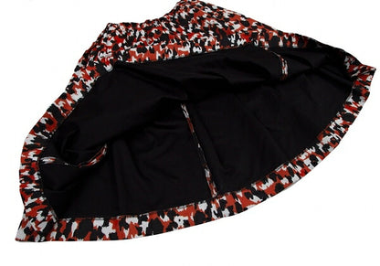 COMME des GARCONS 22AW Speckled Print Skirt Red Size XS