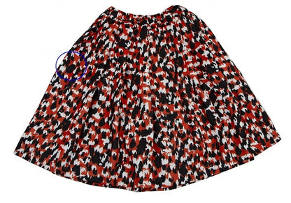 COMME des GARCONS 22AW Speckled Print Skirt Red Size XS