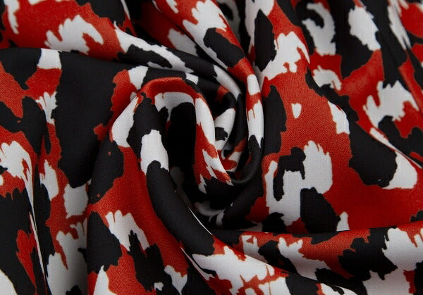 COMME des GARCONS 22AW Speckled Print Skirt Red Size XS