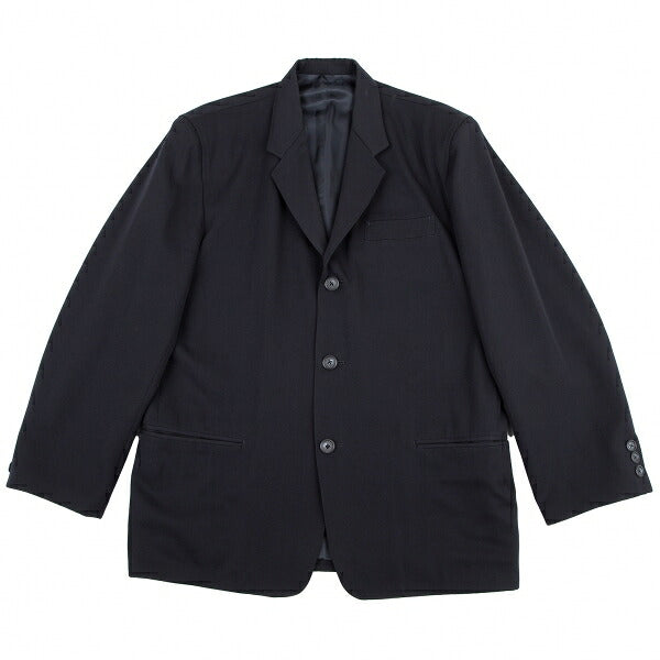 Yohji Yamamoto POUR HOMME Wool Tailored Blazer Navy Size S