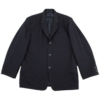Yohji Yamamoto POUR HOMME Wool Tailored Blazer Navy Size S