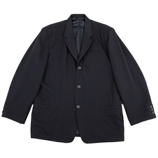 Yohji Yamamoto POUR HOMME Wool Tailored Blazer Navy Size S
