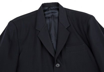 Yohji Yamamoto POUR HOMME Wool Tailored Blazer Navy Size S