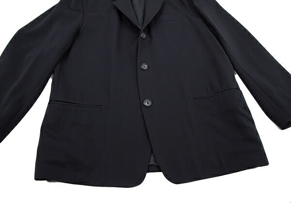 Yohji Yamamoto POUR HOMME Wool Tailored Blazer Navy Size S