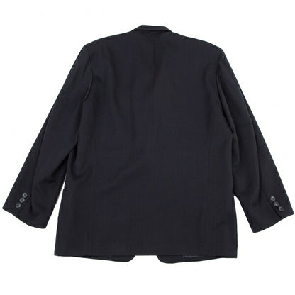 Yohji Yamamoto POUR HOMME Wool Tailored Blazer Navy Size S