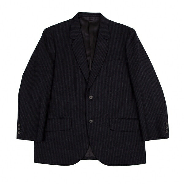 Y's for men Wool Stripe 2B Jacket Navy Size M