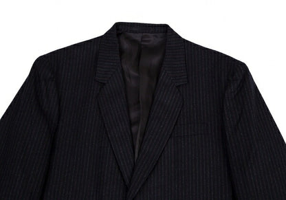 Y's for men Wool Stripe 2B Jacket Navy Size M