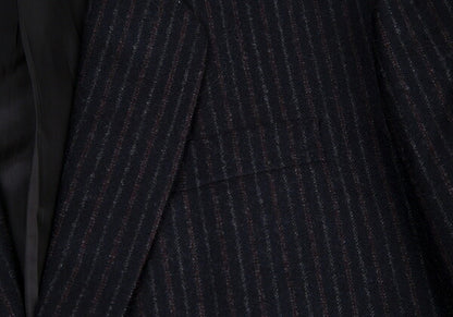 Y's for men Wool Stripe 2B Jacket Navy Size M
