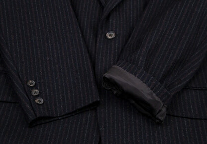 Y's for men Wool Stripe 2B Jacket Navy Size M