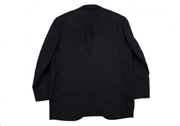 Y's for men Wool Stripe 2B Jacket Navy Size M