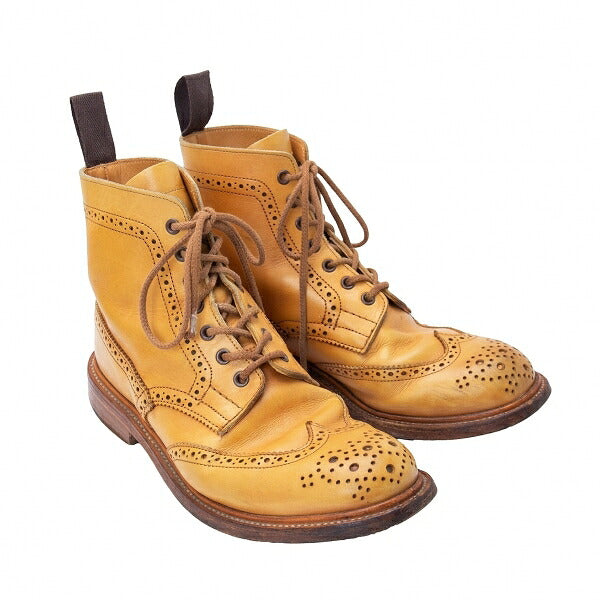 Tricker's MALTON Leather Country Boots Camel Size 25CM