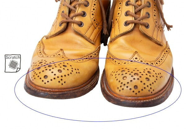 Tricker's MALTON Leather Country Boots Camel Size 25CM