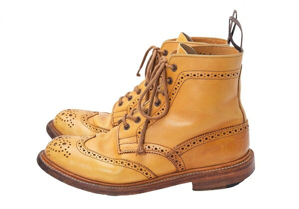 Tricker's MALTON Leather Country Boots Camel Size 25CM