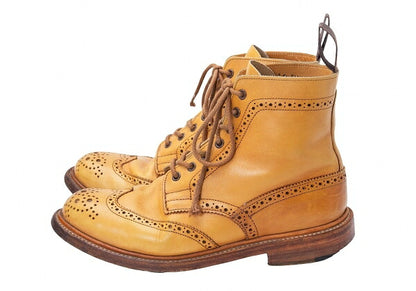 Tricker's MALTON Leather Country Boots Camel Size 25CM