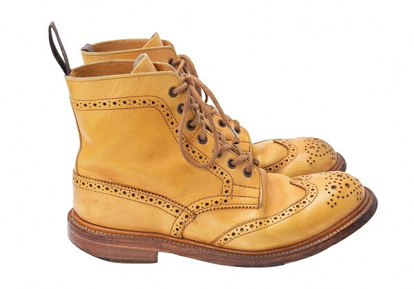 Tricker's MALTON Leather Country Boots Camel Size 25CM