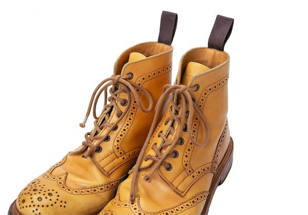 Tricker's MALTON Leather Country Boots Camel Size 25CM