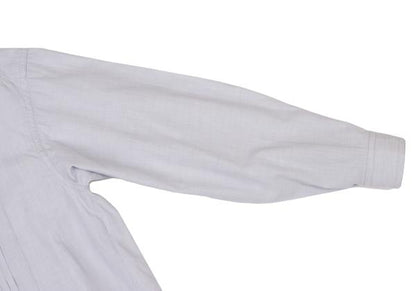 ISSEY MIYAKE MEN Pleated Band Collar Shirt Light Blue Size S