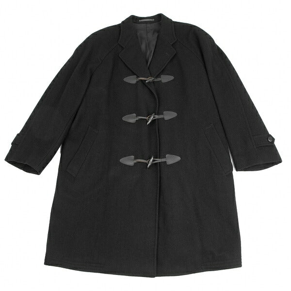COMME des GARCONS HOMME PLUS Melton Duffle Coat Black Size M