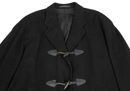 COMME des GARCONS HOMME PLUS Melton Duffle Coat Black Size M