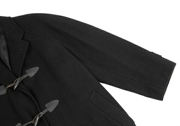 COMME des GARCONS HOMME PLUS Melton Duffle Coat Black Size M