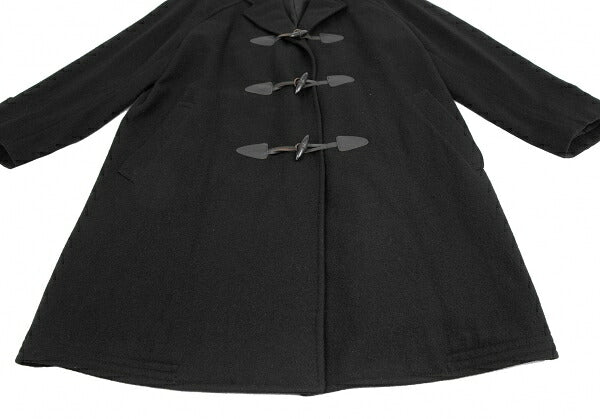 COMME des GARCONS HOMME PLUS Melton Duffle Coat Black Size M