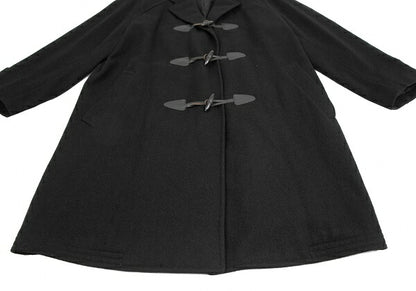 COMME des GARCONS HOMME PLUS Melton Duffle Coat Black Size M