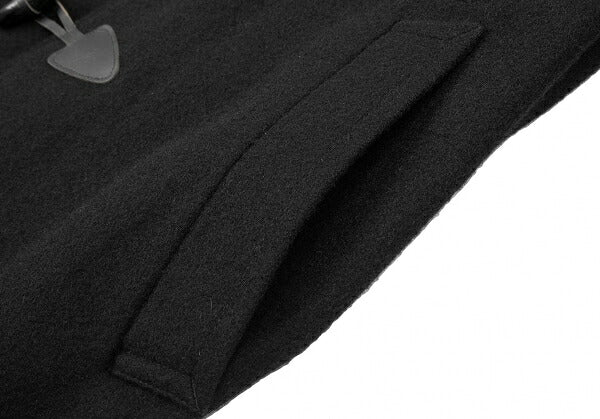 COMME des GARCONS HOMME PLUS Melton Duffle Coat Black Size M