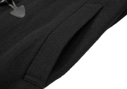 COMME des GARCONS HOMME PLUS Melton Duffle Coat Black Size M