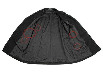 COMME des GARCONS HOMME PLUS Melton Duffle Coat Black Size M