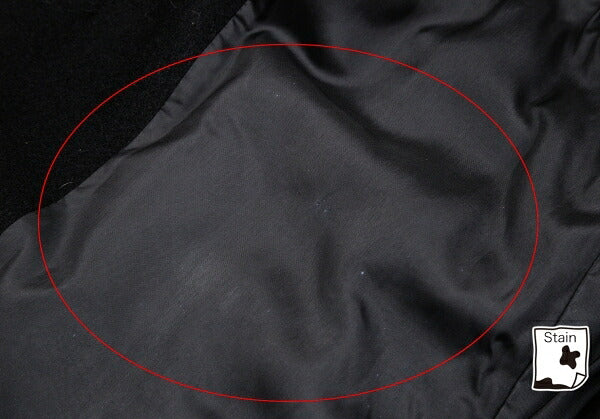 COMME des GARCONS HOMME PLUS Melton Duffle Coat Black Size M