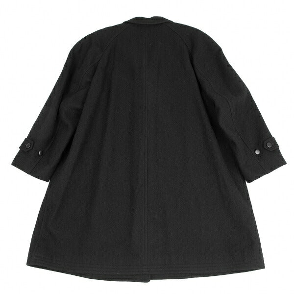 COMME des GARCONS HOMME PLUS Melton Duffle Coat Black Size M