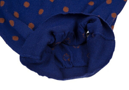 COMME des GARCONS Dot Jacquard Square Sweater Blue Size SS