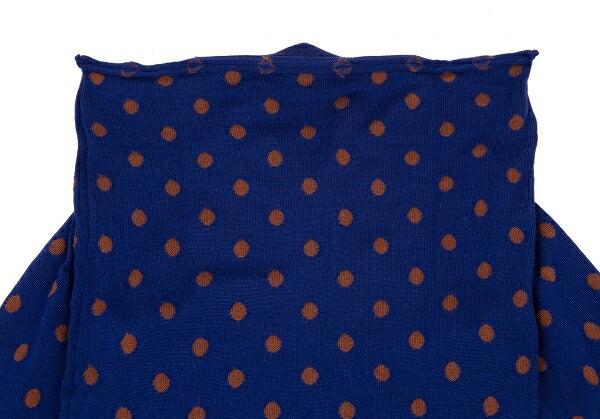 COMME des GARCONS Dot Jacquard Square Sweater Blue Size SS