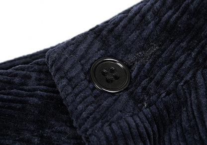 COMME des GARCONS Corduroy A-Line Skirt Navy Size M