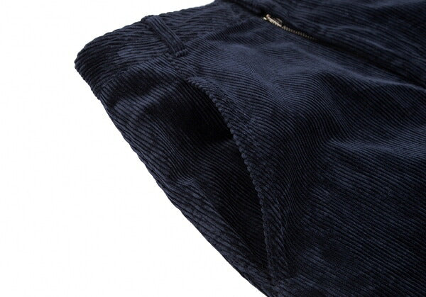 COMME des GARCONS Corduroy A-Line Skirt Navy Size M