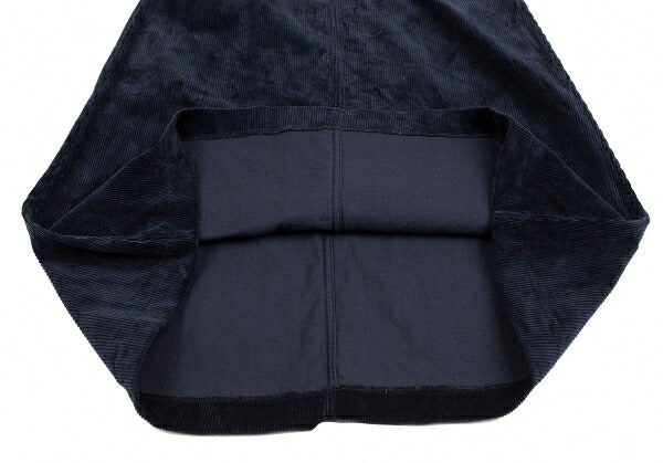 COMME des GARCONS Corduroy A-Line Skirt Navy Size M