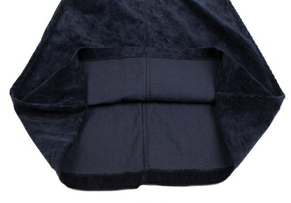 COMME des GARCONS Corduroy A-Line Skirt Navy Size M