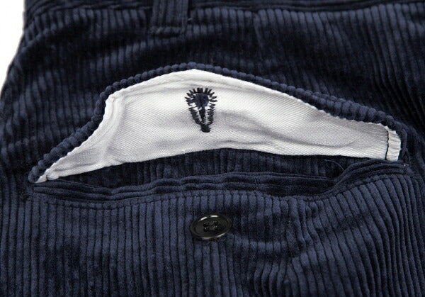 COMME des GARCONS Corduroy A-Line Skirt Navy Size M