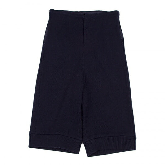 Y's Acrylic Rib Knit Cropped Pants Navy Size 2