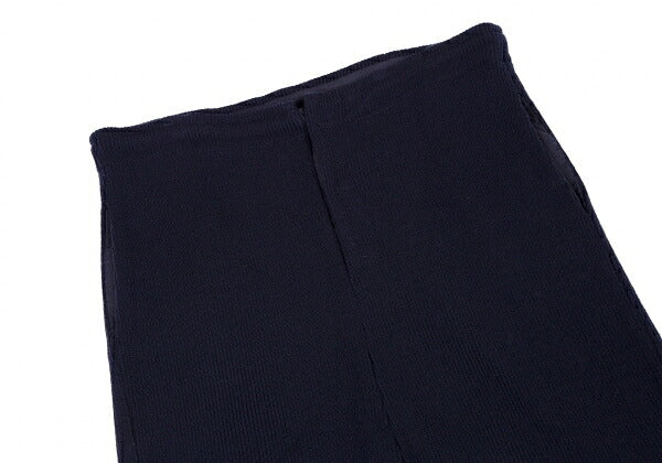 Y's Acrylic Rib Knit Cropped Pants Navy Size 2