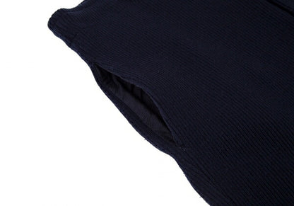 Y's Acrylic Rib Knit Cropped Pants Navy Size 2