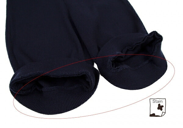 Y's Acrylic Rib Knit Cropped Pants Navy Size 2
