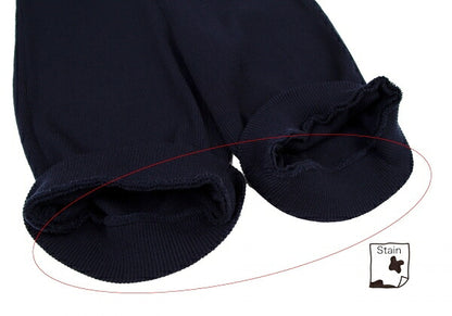 Y's Acrylic Rib Knit Cropped Pants Navy Size 2