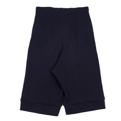 Y's Acrylic Rib Knit Cropped Pants Navy Size 2