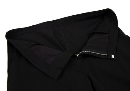 Y's Wool Gabardine Hem Button Cropped Pants Black Size 3